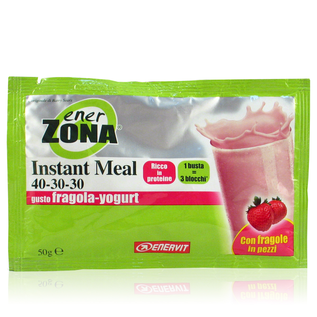EnerZona Instant Meal 40 30 30 Gusto Fragola Yogurt