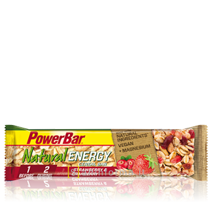 Power Bar Natural Energy Cereal Gusto Fragola Mirtillo