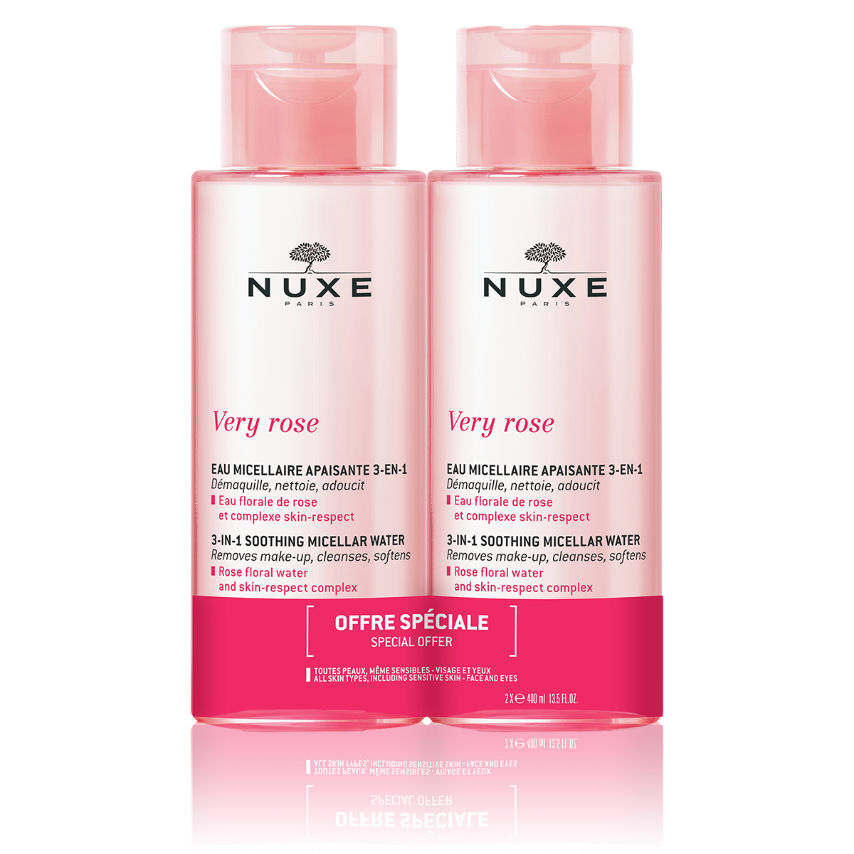 Nuxe Very Rose Duo Acqua Micellare Lenitiva 3 In 1