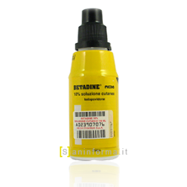 Betadine 10 Soluzione Disinfettante Gialla Farmacia Saninforma