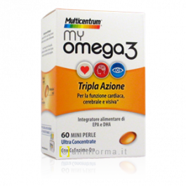 Multicentrum MyOmega3 | Omega 3, Olio di Pesce, Colesterolo | Saninforma