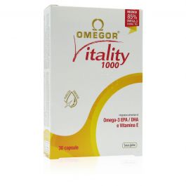 Omegor Vitality 1000 | Omega 3, Olio di Pesce, Colesterolo | Saninforma