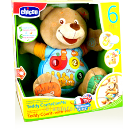 Chicco Teddy Canta Con Me 6m+ | Giochi per Bambini e Neonati 