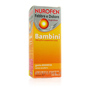 Nurofen Febbre e Dolori bambini mg100/ml5 gusto arancia