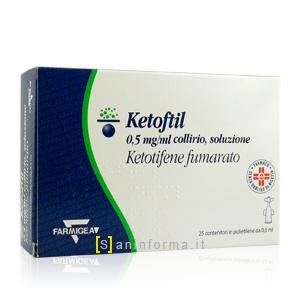 Ketofil 0,5 mg/ml Collirio 