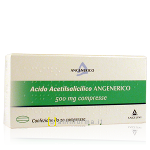 Acido Acetilsalicilico Angenerico 500 mg compresse