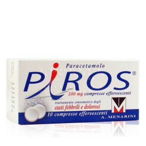 Piros 500 mg Paracetamolo Compresse Effervescenti