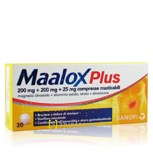 Maalox Plus compresse masticabili