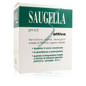 Saugella Attiva Salviettine Intime Detergenti