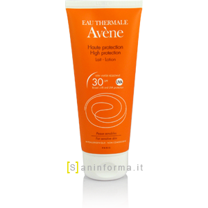 Avene Latte Solare Alta Protezione SPF30