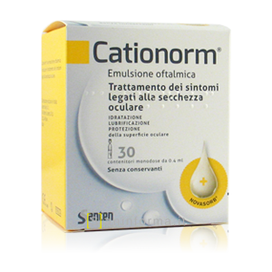 Cationorm Emulsione Oftalmica Monodose