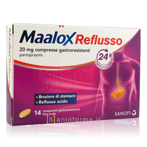 Maalox Reflusso 20 mg 14 Compresse