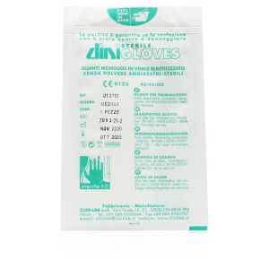 CliniGloves Guanto Monouso Sterile Medium, Guanti Sterili Mani