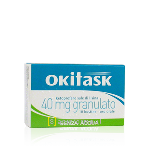 Okitask granulato 40 mg 10 bustine