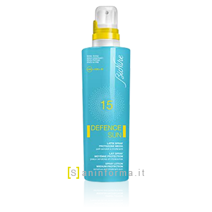 Bionike Defence Sun Latte Solare Spray SPF15