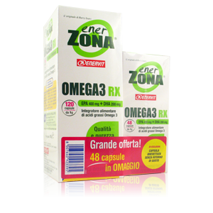 EnerZona Omega 3 RX Olio di Pesce 1gr Duo