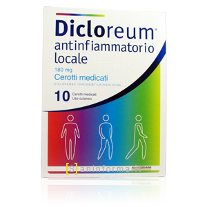 Dicloreum Antinfiam. 10 Cerotti Medicati - 180 mg