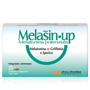 Melasin Up Melatonina Potenziata Integratore 20 Compresse