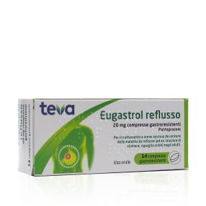 Eugastrol Reflusso 20 mg 14 Compresse Gastroresistenti  minsan 040231021