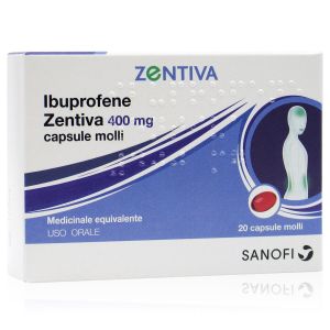 Ibuprofene Zentiva 400 mg 20 Capsule Molli