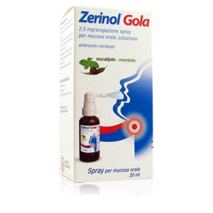 Zerinol Gola 2,5 mg/Erogazione Spray