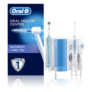 Oral-B Sistema Pulente Idropulsore Waterjet + Spazzolino Elettrico Ricaricabile PRO 700