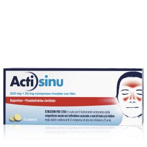 ACTISINU 200 Mg/30 Mg, Compresse Rivestite Con Film