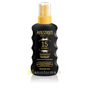 Angstrom Hydraxol Latte Spray Solare Protettivo Spf15