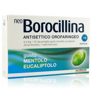 Neo Borocillina Antisettico Orale Mentolo Eucaliptolo Pastiglie