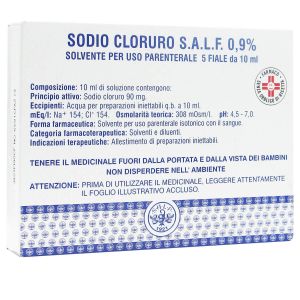 Sodio Cloruro S.A.L.F. 0,9% 