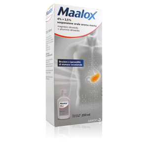 Maalox 4%+3,5% Sospensione Orale Aroma Menta
