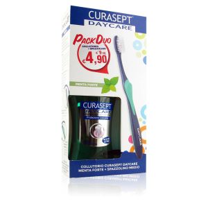 Curasept Daycare Duo Collutorio Menta Forte + Spazzolino