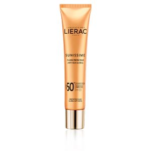 Lierac Sunissime Fluido Protettivo Energizzante Anti-Età Globale SPF50+ Viso e Decollete'