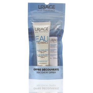 Uriage Duo Crema Mani All’ Acqua + Stick Labbra Idratante