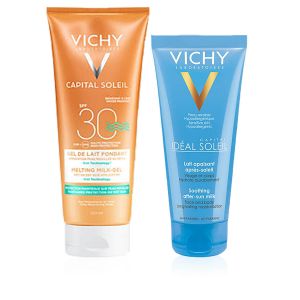 Vichy Capital Soleil Gel-Latte Fondente Wet SPF 30 + Omaggio Latte Doposole