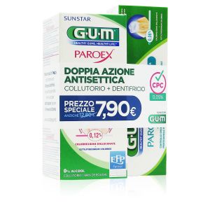 Gum Paroex Duo Collutorio 0,12% CHX e Dentifricio 0,06%