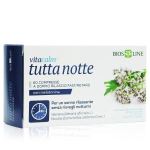 Biosline Vitacalm Tutta Notte Con Melatonina Maxi 
