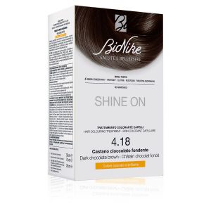 Bionike Shine On Trattamento Colorante Capelli 4.18 Castano Cioccolato Fondente 