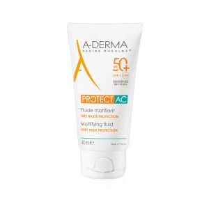 A-Derma Protect AC Fluido Solare Viso Opacizzante SPF50+ 40 ml minsan 971552171