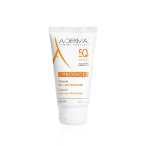 A-Derma Protect Crema Viso SPF 50+ Senza Profumo