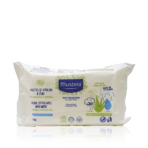 Mustela Salviette All’Acqua In Cotone Bio