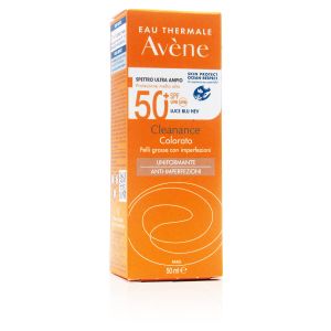 Avene Solare Cleanance Colorato SPF50+ Pelli Grasse con Imperfezioni 50 minsan. 983039912