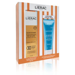 983191901 Lierac Sunissime Fluido Protettivo Anti-età Globale Viso SPF30 + Doposole Latte Riparatore