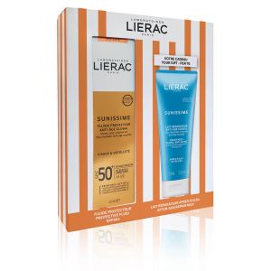 983191913 Lierac Sunissime Fluido Protettivo Anti-età Globale Viso SPF50+ + Doposole Latte Riparatore