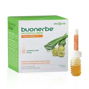 Bios Line Buonerbe Microclismi Pediatrico 1+ 6 microclismi 5 g minsan. 945212773