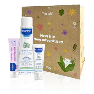 Mustela Cofanetto Riutilizzabile Pasta Cambio + Crema Viso + Detergente Delicato minsan 984812659