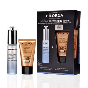 Filorga Cofanetto Prevenzione Rughe Siero Hydra-Hyal+ Uv Bronze Viso SPF50+ minsan 985639020