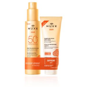 Nuxe Sun Duo Latte Solare Spray SPF50 + Shampoo Doposole 150 ml minsan  984966933