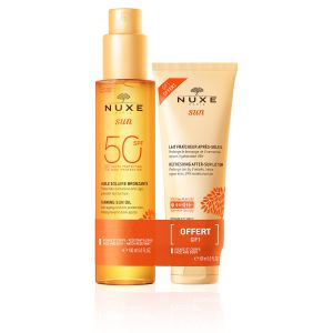 Nuxe Sun Duo Olio Solare Viso e Corpo SPF50 + Latte Doposole Viso e Corpo 150 ml minsan 984966919