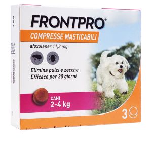 105682025 Frontpro Cani 2-4 Kg 11,3 mg Compresse Masticabili